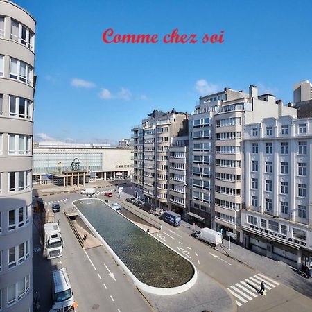 Lichtrijk En Comfortabel Hoekappartement Met Gratis Parking En Zeer Centraal Gelegen - Comme Chez Soi Oostende Dış mekan fotoğraf