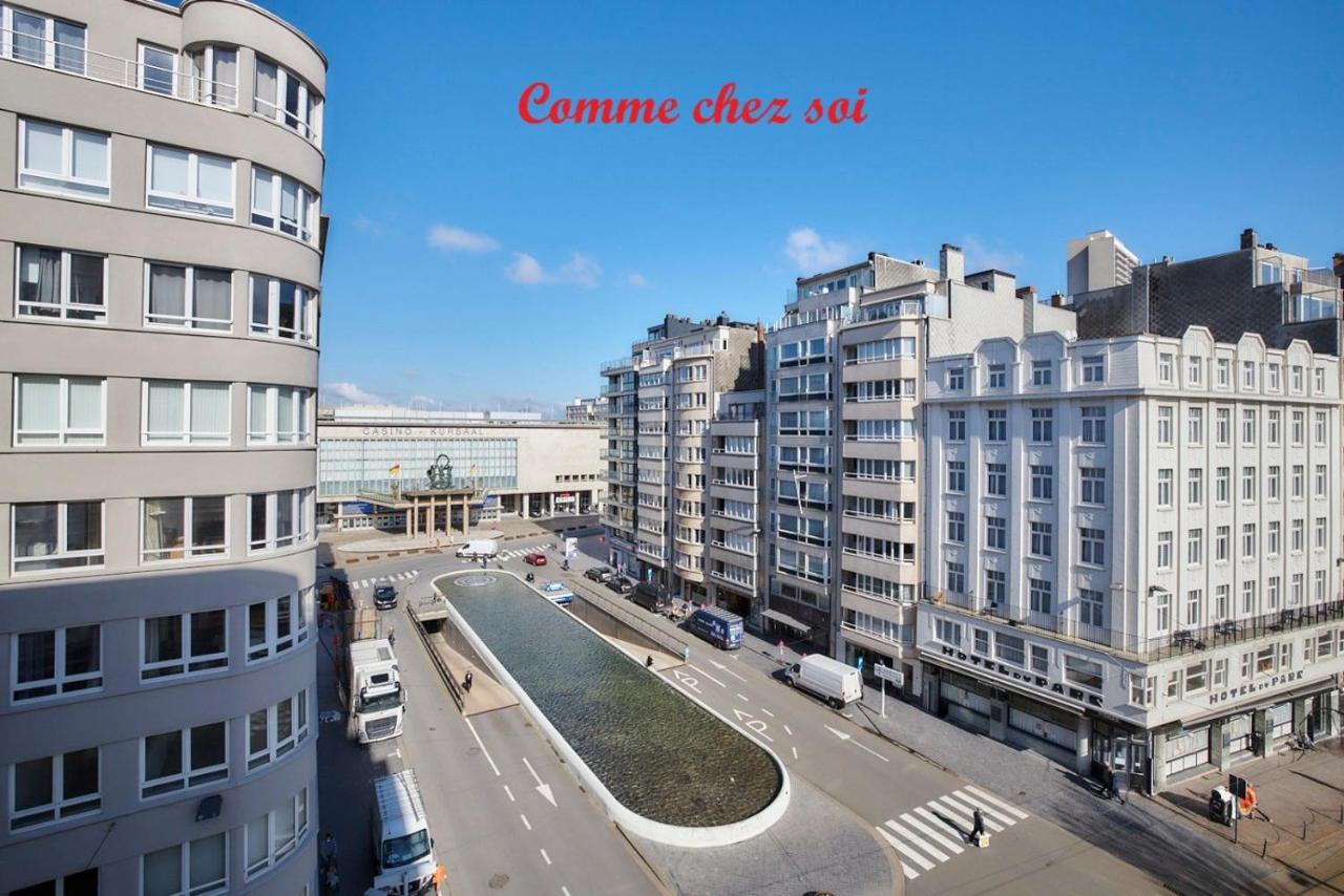 Lichtrijk En Comfortabel Hoekappartement Met Gratis Parking En Zeer Centraal Gelegen - Comme Chez Soi Oostende Dış mekan fotoğraf