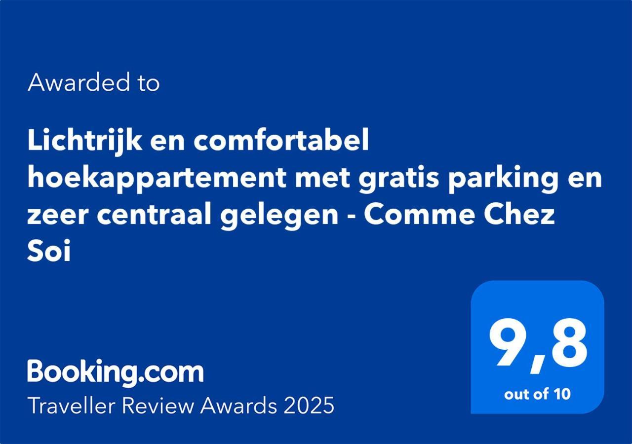 Lichtrijk En Comfortabel Hoekappartement Met Gratis Parking En Zeer Centraal Gelegen - Comme Chez Soi Oostende Dış mekan fotoğraf